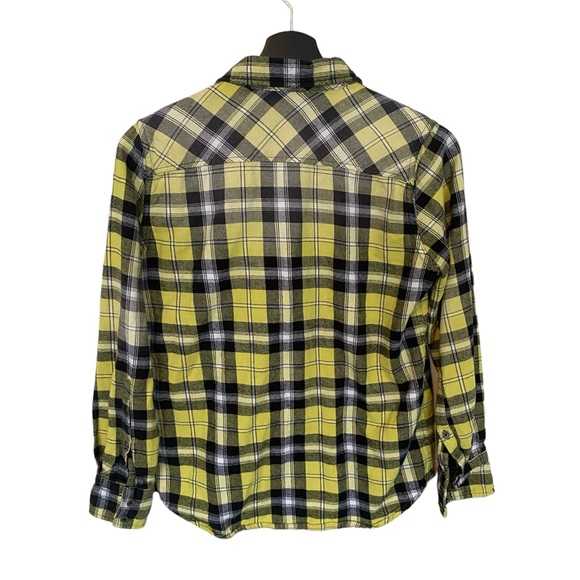 True Religion Plaid Flannel Shirt Size S - Picture 2 of 5